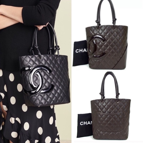 🔥❤️ CHANEL Cambon Tote Lambskin Handbag - Picture 2 of 7